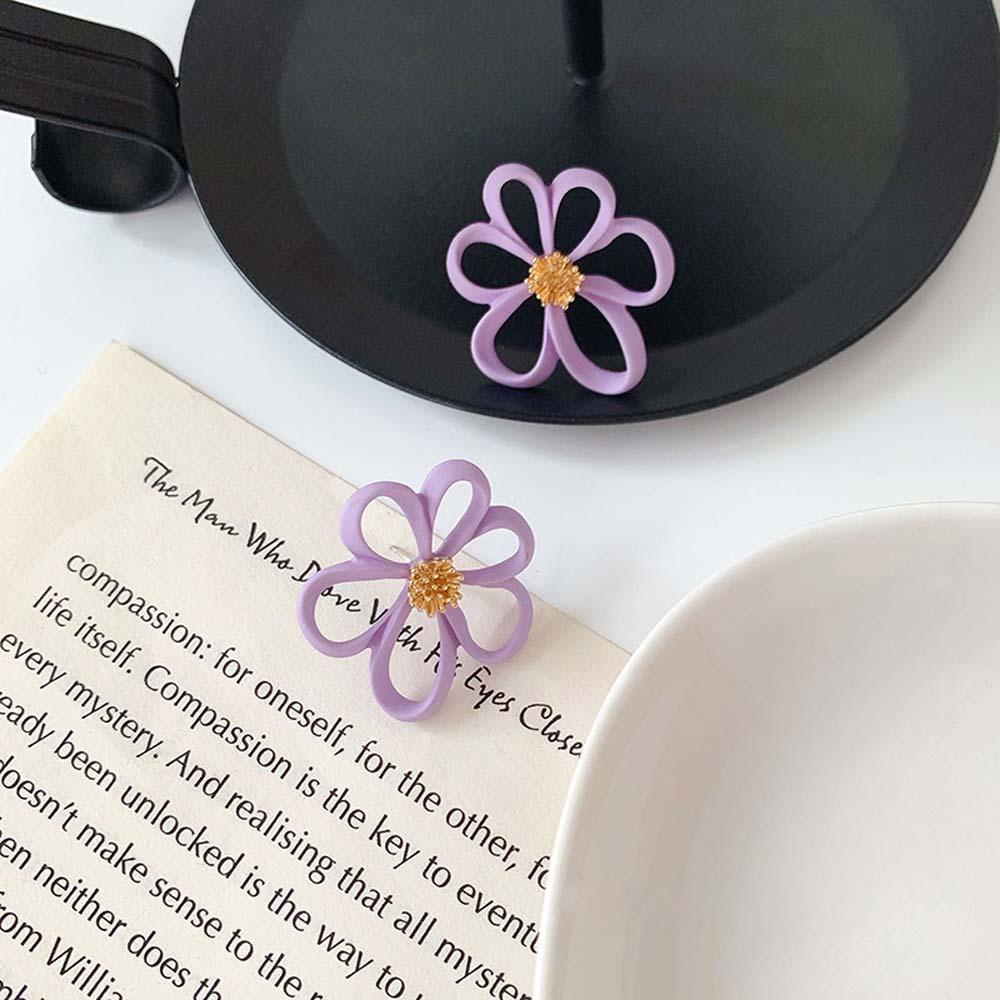 

Любовь Серебряная игла Краска Цветок Фиолетовый Ухо Стад Мода Ювелирные изделия Серьги Висячие серьги