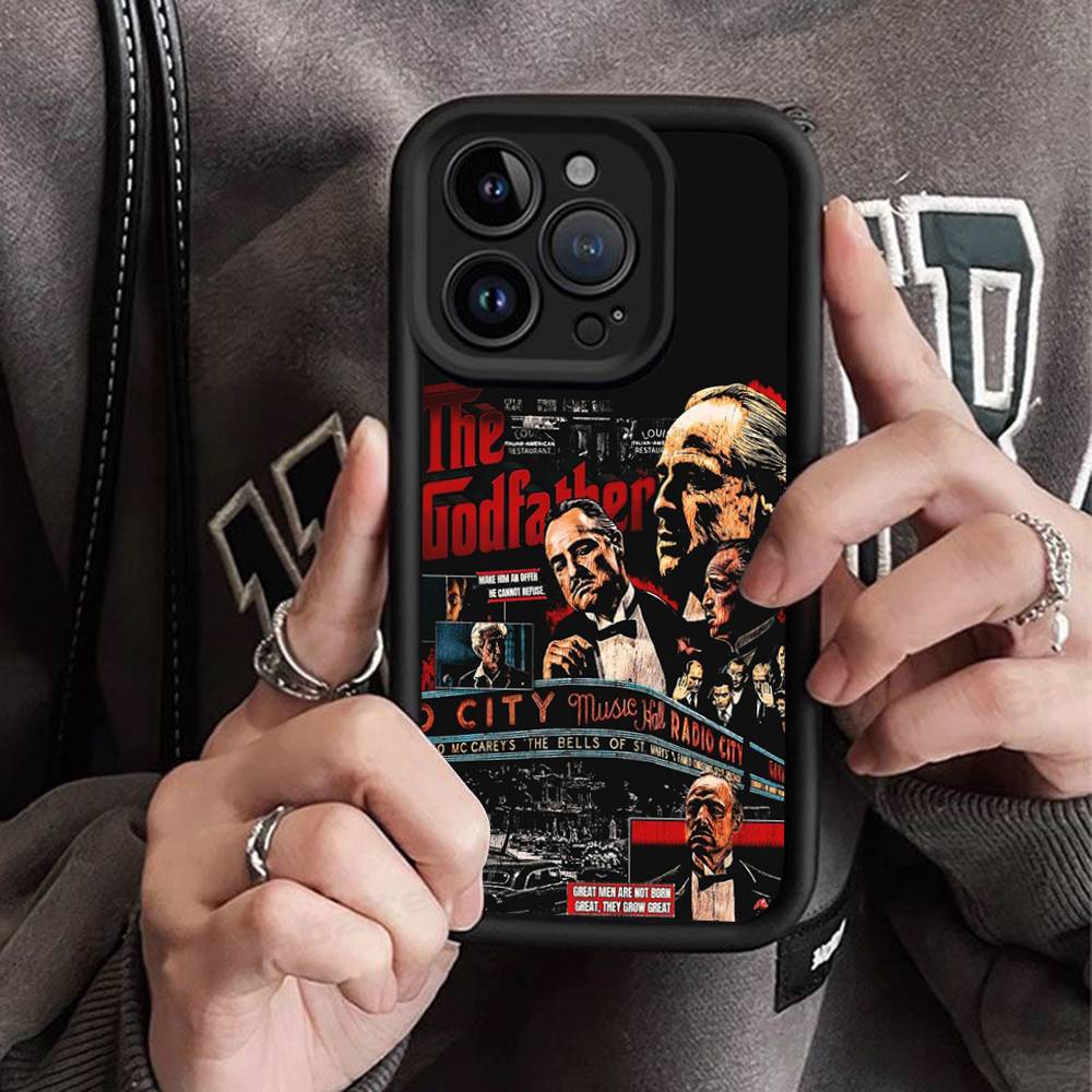Cool The Godfather Movie Phone Case For iPhone 16 15 14 Plus 13 12 11 17 Pro Max Pro Soft Cover