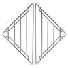 Winnerwell Flat Fire Grate (Pack of 2)