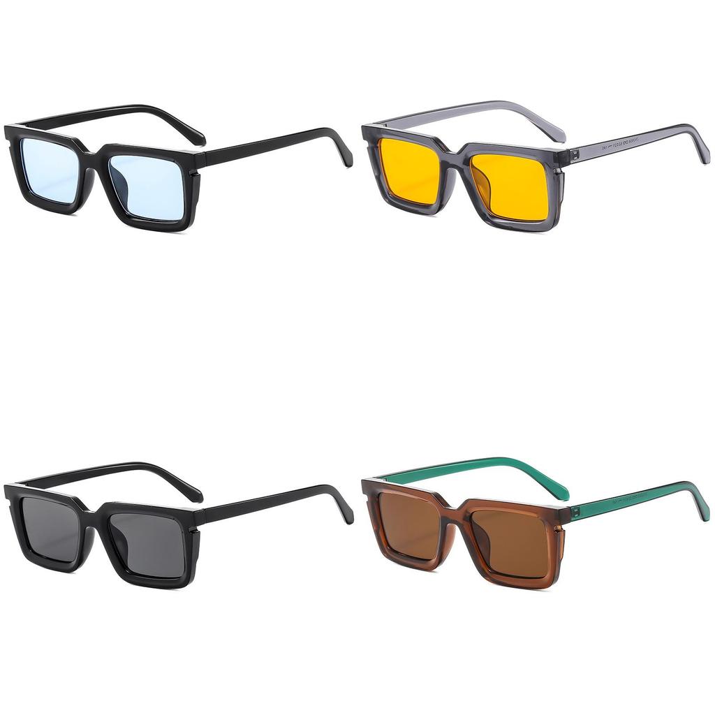 Trendy Square Frame Sunglasses For Women Uv Protection Stylish Outdoor And Travel Accessory