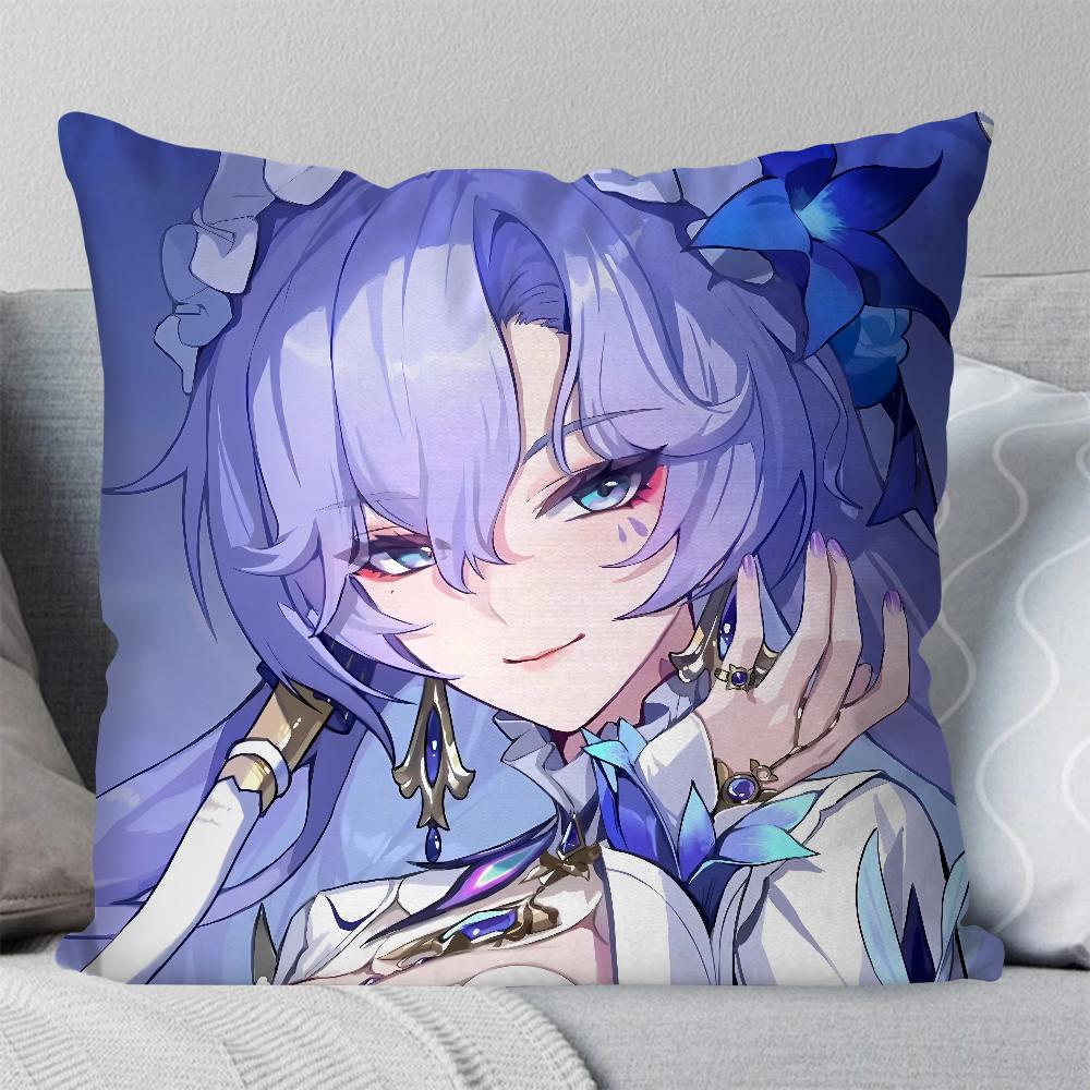 

Cantarella Game W-Wuthering Waves Pillow Case Square Pillow Bedroom Sofa Leisure Comfort Car Living Room Home Decoration 40X40 12x12Inch