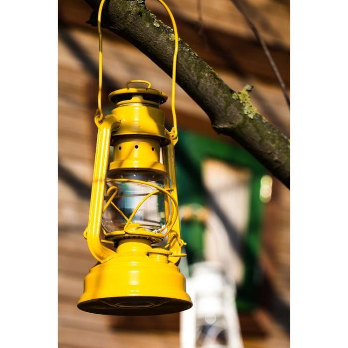 Lampe à pétrole - FEUER HAND - Baby Special 276 - Acier galvanisé - Jaune - 25.5 cm