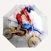 1 Stück Motorrad, Fahrer-Thema, Hochwertiger Regenschirm, Automatisches Öffnen und Schließen, Multifunktionaler Regenschirm G0811134