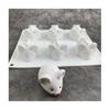 1 Pcs Cute Shape Mouse Mold Mousse Cake Dessert Baking Chocolate Silicone Mould Kitchen Fondant Cake Decor Tool Kitchen Supplies