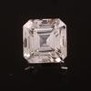 AAA Flawless 12x12mm Heated Ceylon White Sapphire Asscher Cut Loose Gemstone