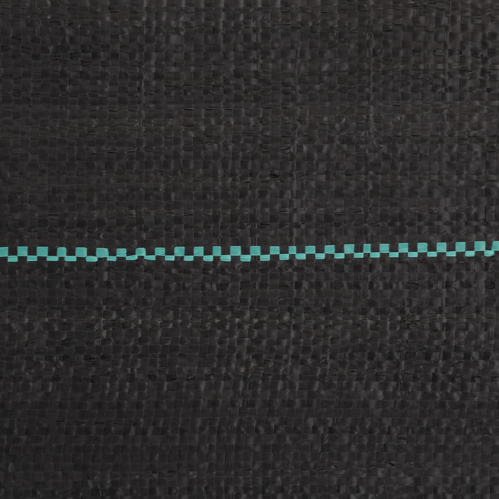 Vidaxl Manta Geotêxtil Antiervas Daninhas, Preta, 0,5X10 M, PP