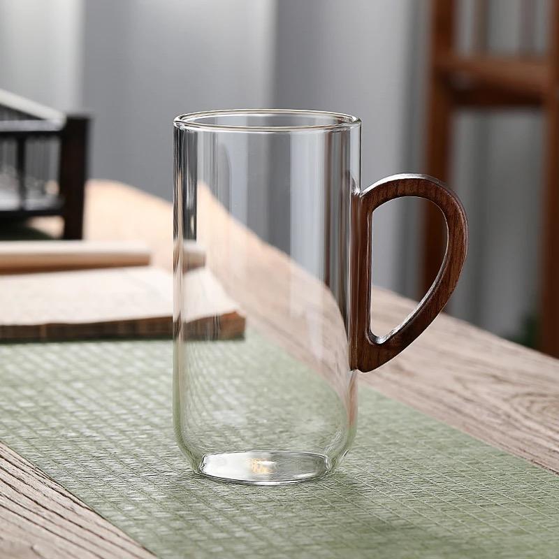 Japanese Style Heat-Resistant Glass Tea Cup – Durable Home & Office Drinking Cup C
