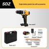 3-Function Handheld Lithium Hammer Drill & Electric Screwdriver Set