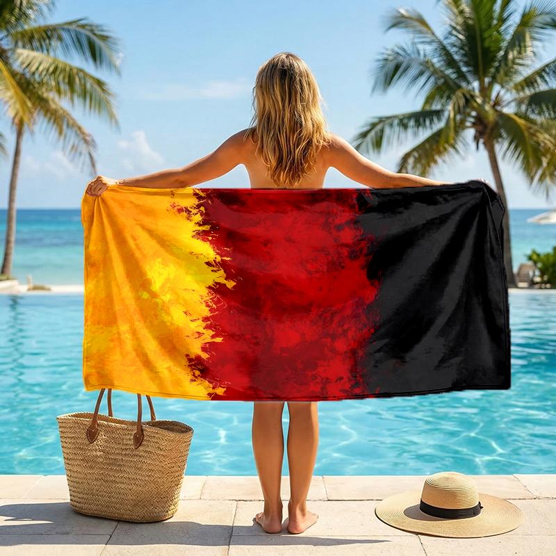 German Fashion Beach Towel: Ideal for Summer Adventures Soft, absorbent and quick drying suitable for swimming and bathing