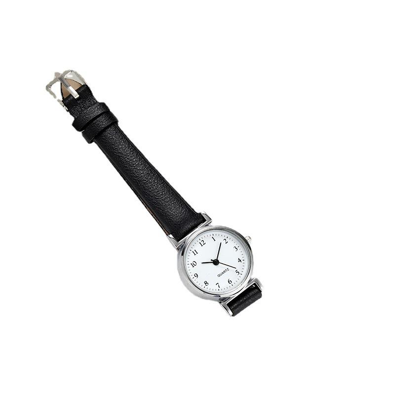 

Шикарные ретро женские кварцевые часы в корейском стиле с кожаным ремешком - Простые, модные и повседневные, серия Mori Girl розовый