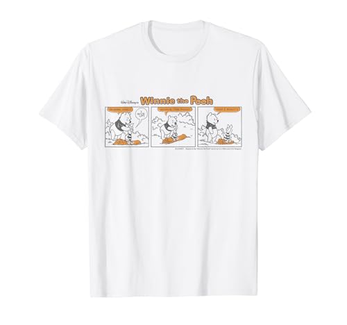 Disney Winnie the Pooh and Piglet Guess Who Comic Strip T-Shirt