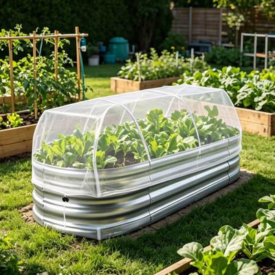 Rete da Giardino per Aiuole Rialzate Rete Traspirante Copertura Piante con Coulisse Rete Barriera Uccelli Insetti per Protezione Verdure Frutta Colture