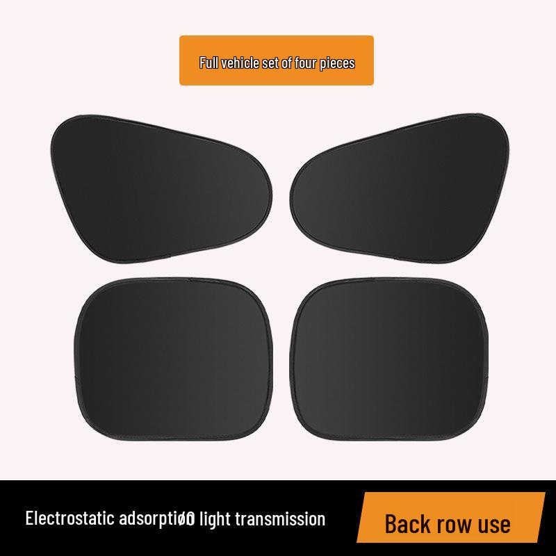 Static Film Sunshade for Car Side Windows: Privacy, Heat Insulation, & Sun Protection