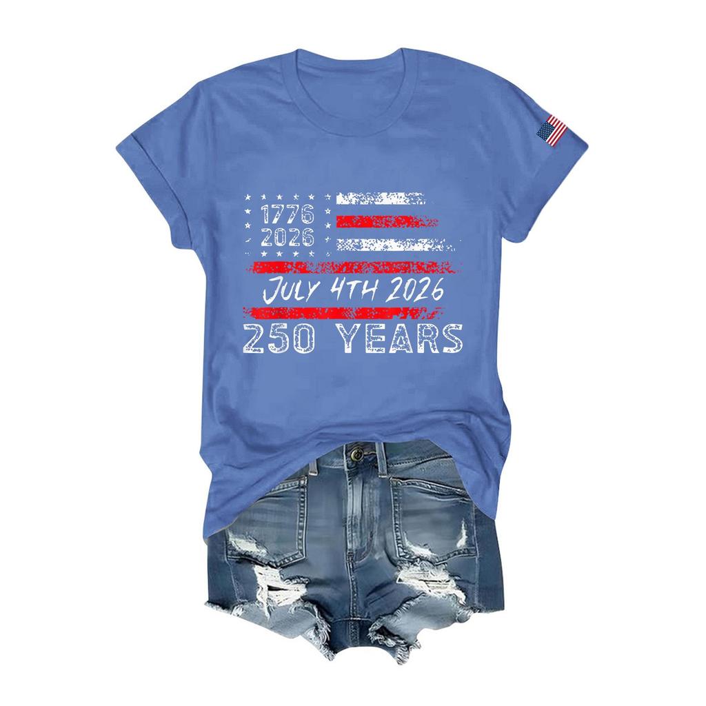 Damen T-Shirts Kurzarmshirts Pullover Sommer Frühling Oberteile Blusen