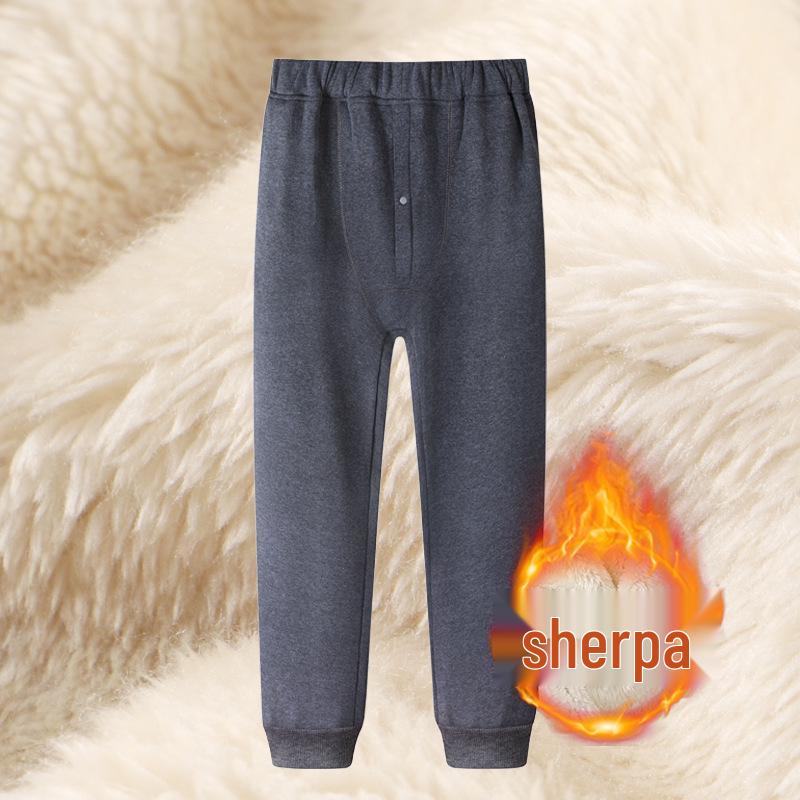 

Мужской осенний вельветовый кардиган: Толстое термобелье из овечьей шерсти для людей среднего и пожилого возраста. S (85-115 Jin)