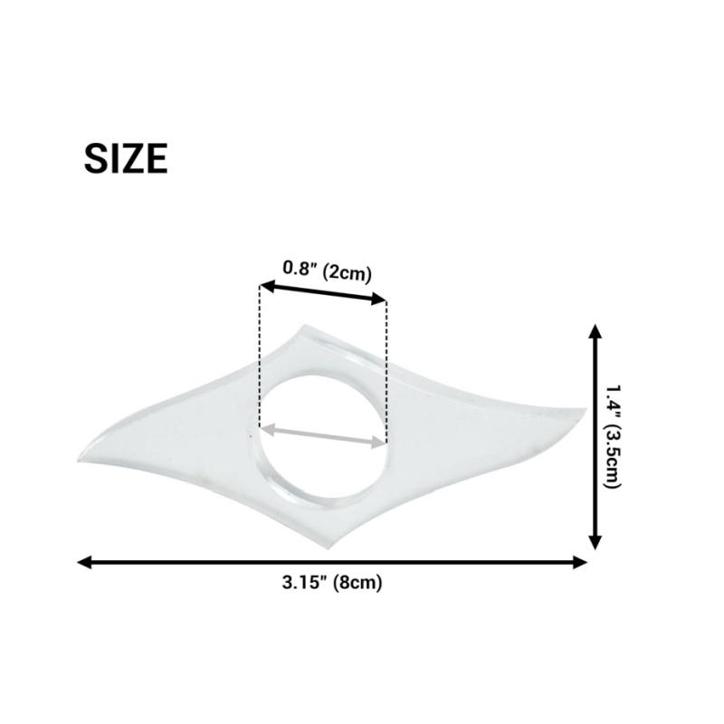 4PCS Book Page Holder for Reading Clear Acrylic Spreader Active Reader Bookmark Compact and Portable for Paperback or Hardcovers