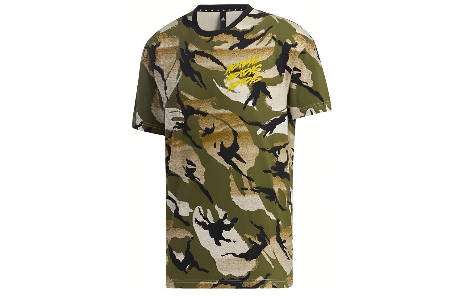 Adidas T Shirt Men s Amber Yellow GP0883 L