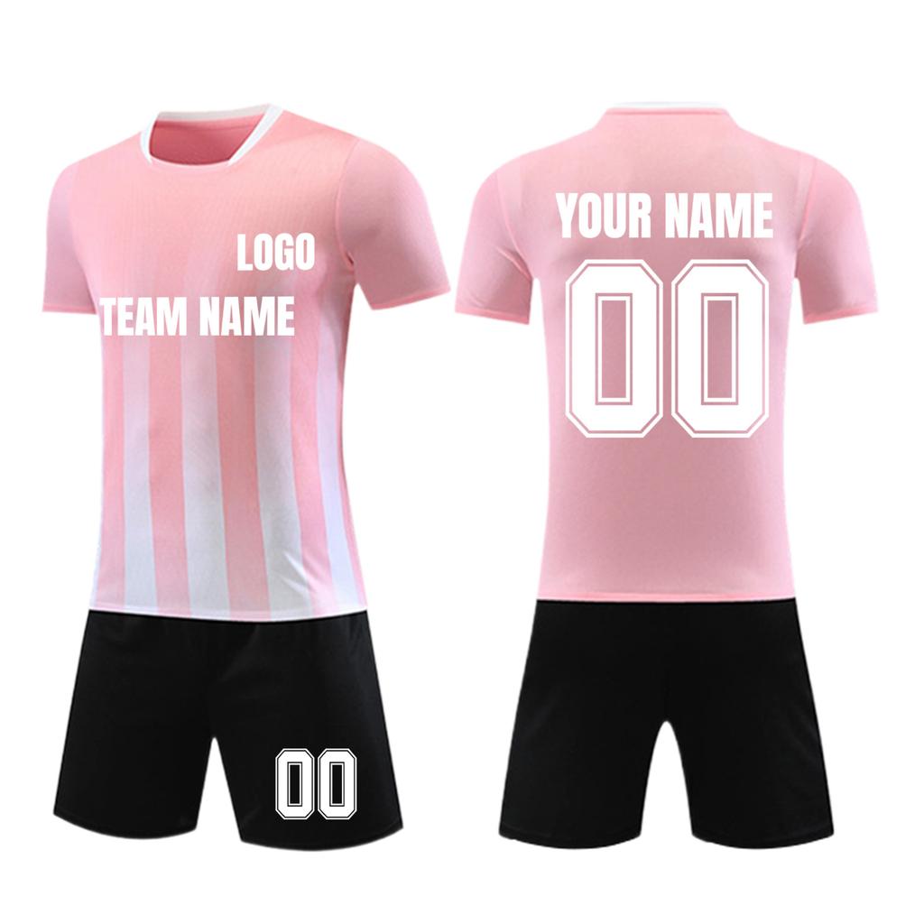 Personalised Shirts Kit Mens Girls With Name Number Custom Football Jerseys For Boys Training Suit