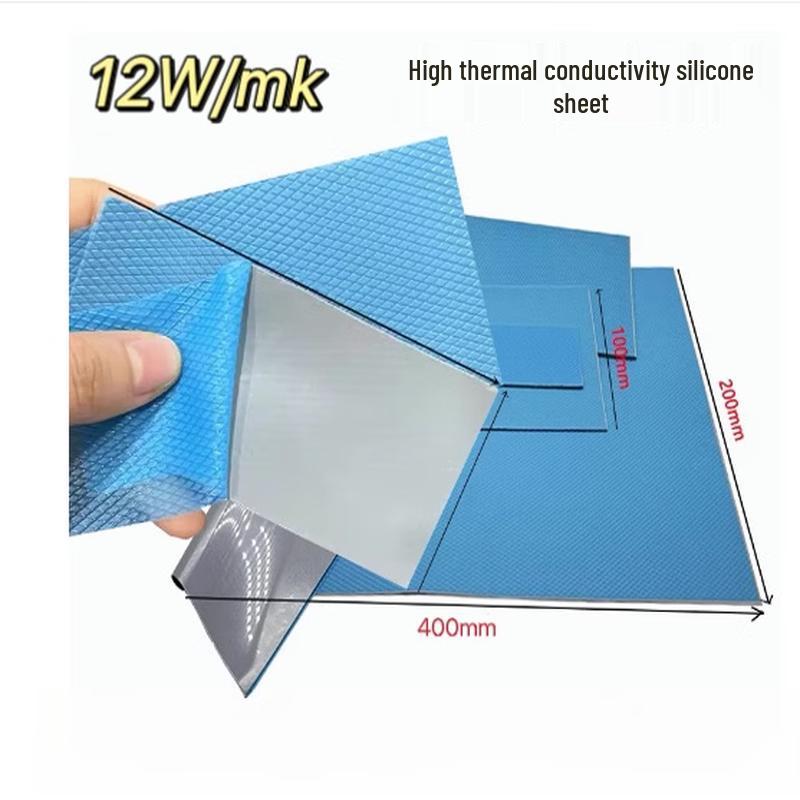 Aojing High Thermal Conductivity Silicone Thermal Pad 100x100mm