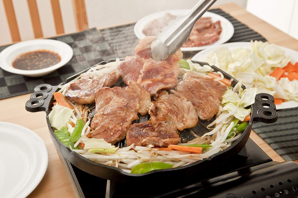 Ikenaga Iron Works "Living with Iron" Genghis Khan Pot, Shallow, 29cm, Gift Wrapping Available