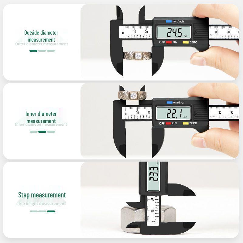High-Precision Digital Vernier Caliper for Jewelry and Jade Measurement