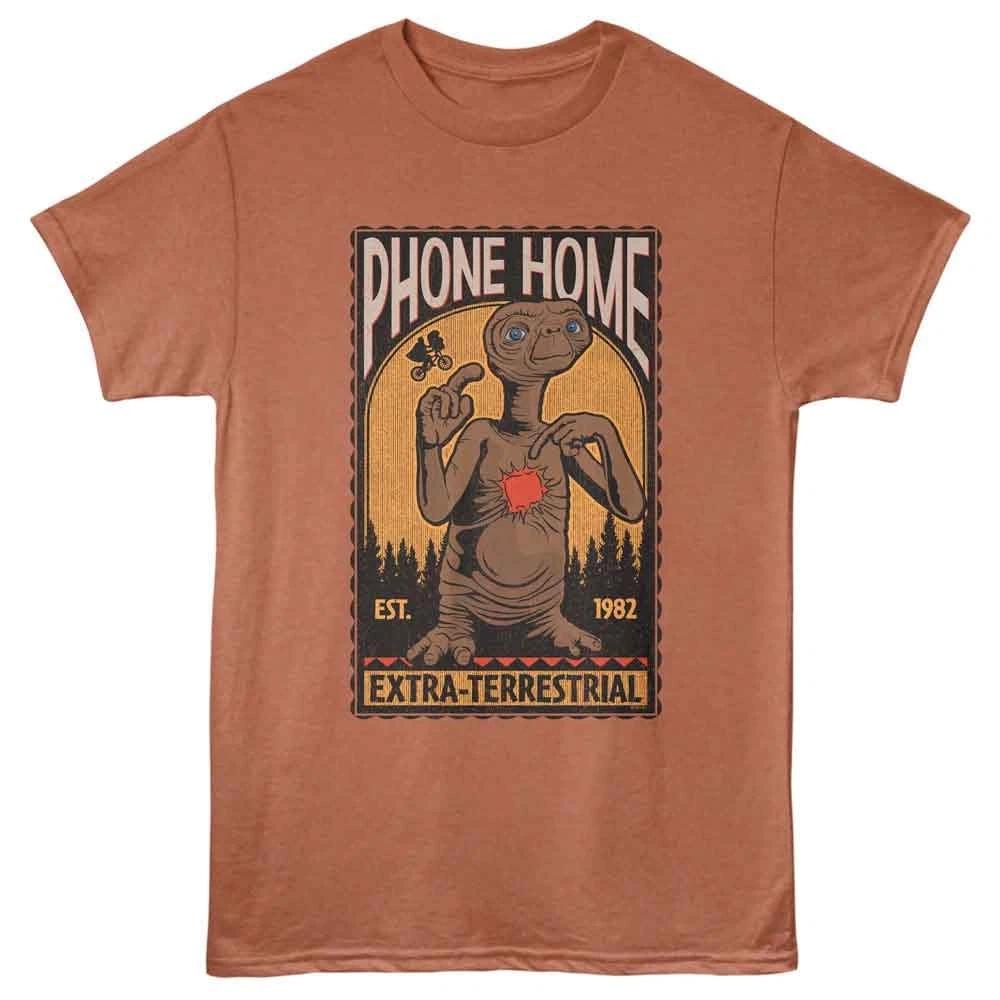 E.T. The Extra-Terrestrial - Phone Home 1982 - Children s T-shirt - Rust Heather 100