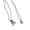 Sweet Cool Bear Series Metal Necklace Simple Retro Round Brand Pendant Versatile Niche Design Clavicle Chain