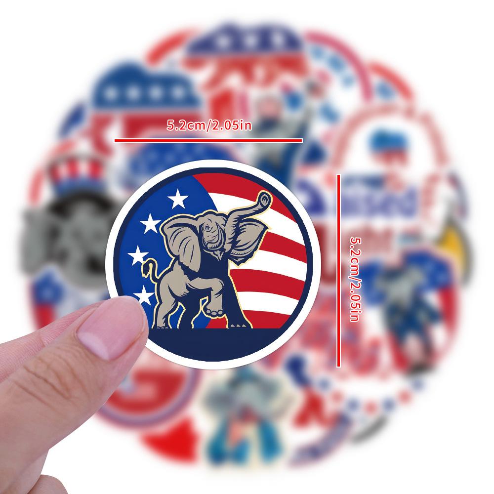 60 New American Epublican Graffiti Stickers Notebook Suitcase Waterproof Stickers