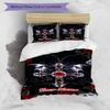 3PC Custom Name Gothic Cross Wings Bedding Set Duvet Cover Closure Includes 1 Duvet Cover & 2 Pillowcases for Bedroom