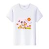 Casual Cartoon Minnie Summer Blouses T-shirt White 2000s Tees Tshirt Mickey Mouse Tops Oversized Clothes Unisex