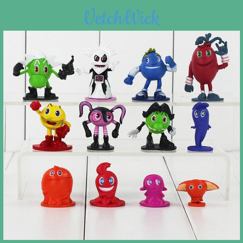 High Quality 12 Pcs Pac-man And The Ghostly Adventures Doll Set With Fashionable Design