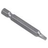 Ahvqevn 50mm Inch Hex Square Bit Square Head Screwdriver Bits 2 Alloy Steel Magnetic Screwdriver Bit Set Hand Tools 3-Piece 1/4