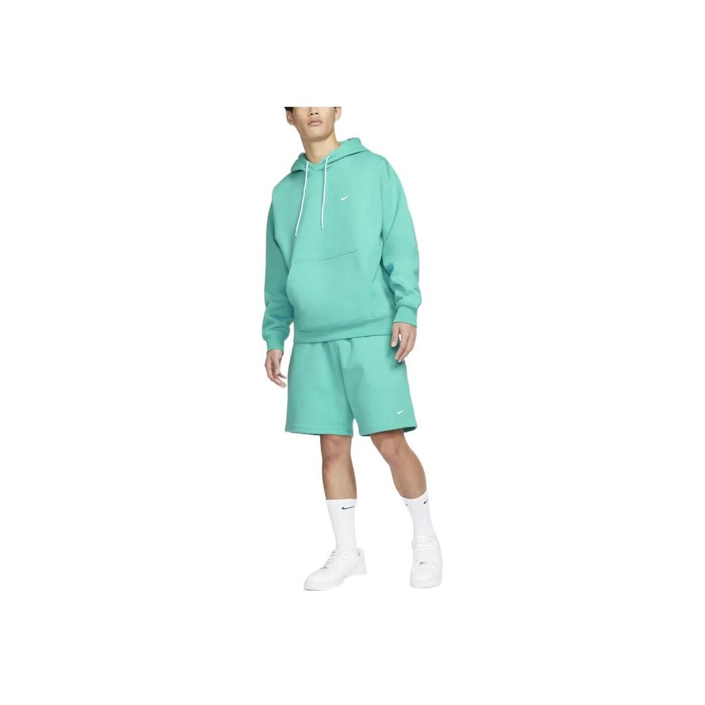 Nike Embroidered Logo Kangaroo Pocket Hoodie Men Hoodie Tea-Green DA0316-393