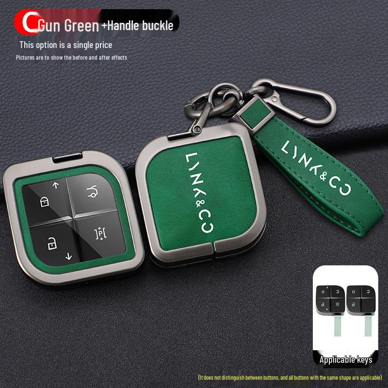 Lynk & Co 08 Schlüsselhülle 2023: Metall-Schnallen-Schutzhülle für 08EMP-Fernbedienung