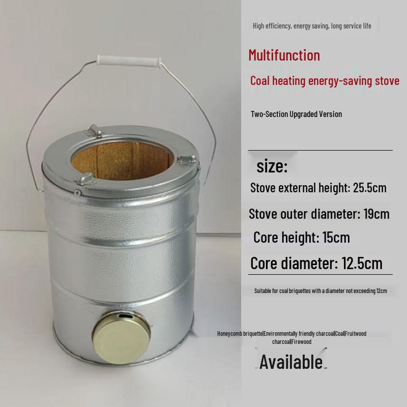 Compact Honeycomb Charcoal Stove for Household Heating and Boiling Water - Ideal for New Homes