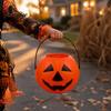 Großer Süßigkeiteneimer 1/2/3 Stück Halloween Kürbis Eimer, Süßes oder Saures Halter Korb, Jack-O-Lantern Süßigkeiten Eimer mit Griff, Partygeschenke