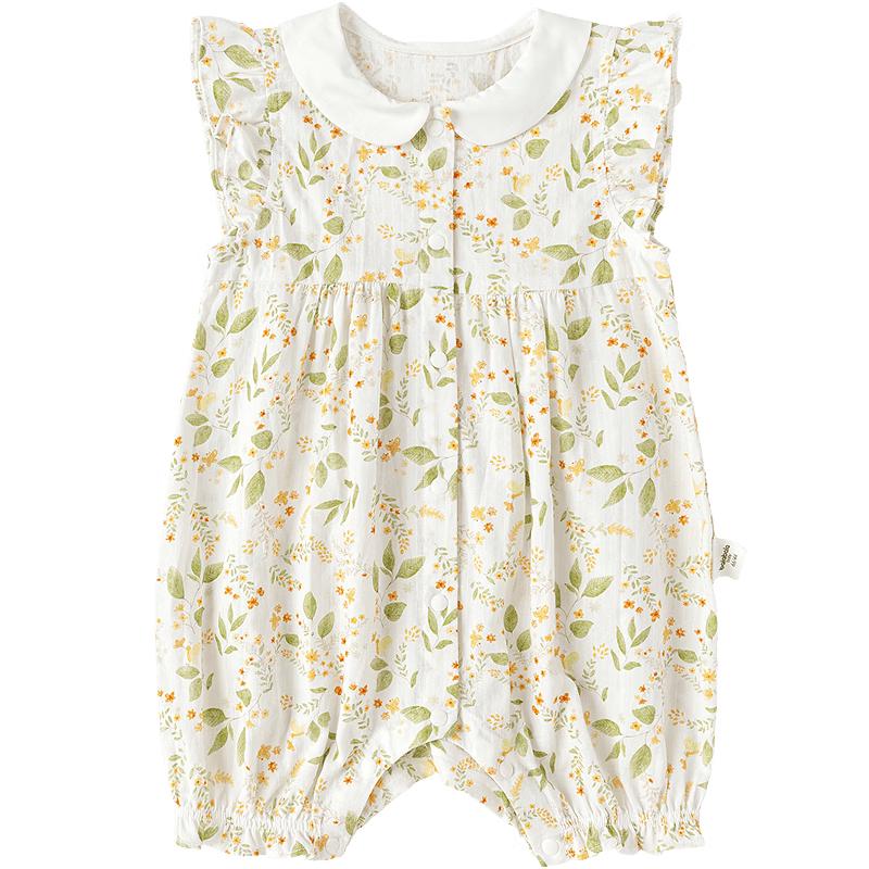Balabala Girls  Sweet Printed Cotton Bodysuit 73