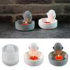 Candlestick Silicone Mold Halloween Spirit Candle Base Mold High Temperature Resistant Candle Holder Decorations Mould