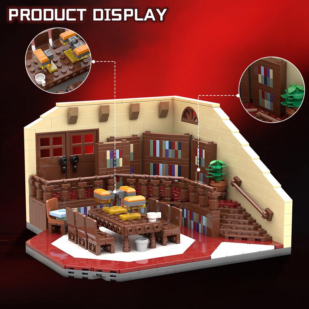 MOC Buffy – Im Bann der Dämonen: Sunnydale High School Bibliothek Bausteine Modell Sunnydale High School Bibliothek Steine Spielzeug Geschenk