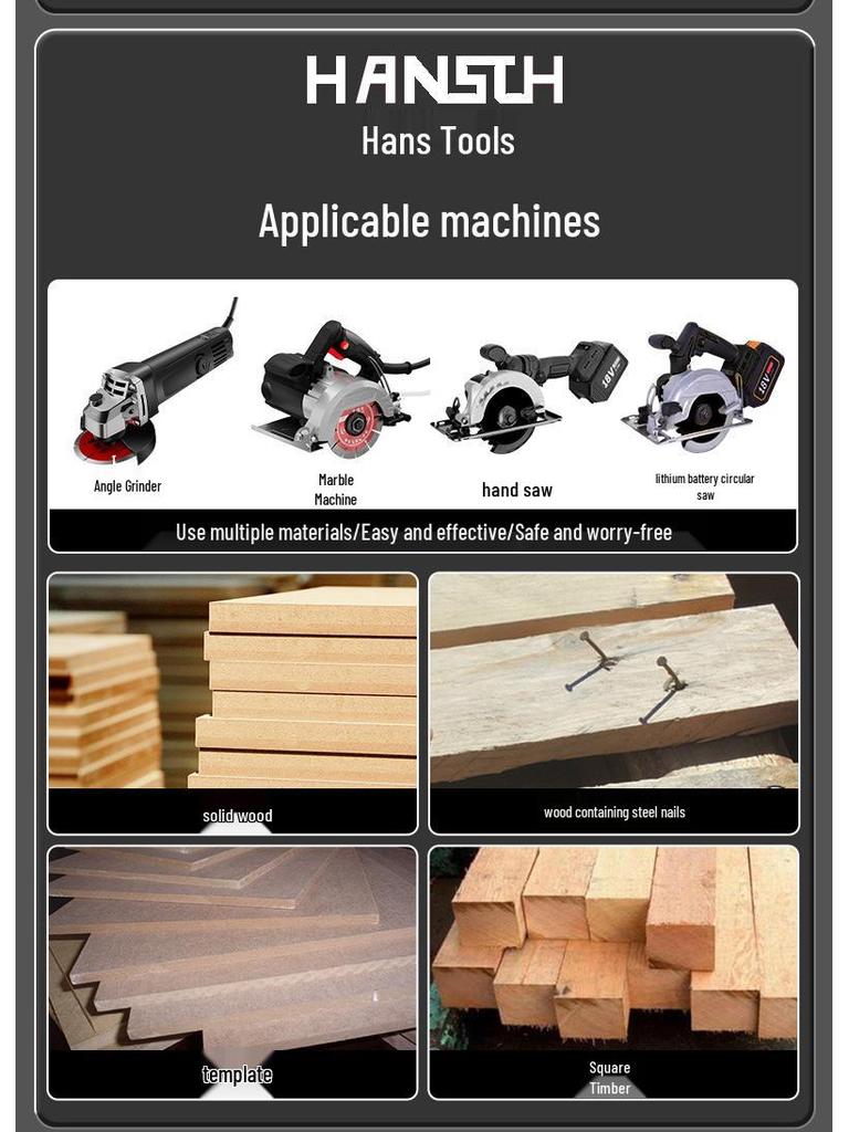 Hans 5-inch Electric Circular Saw: Energy-Saving Handheld Woodworking Blade