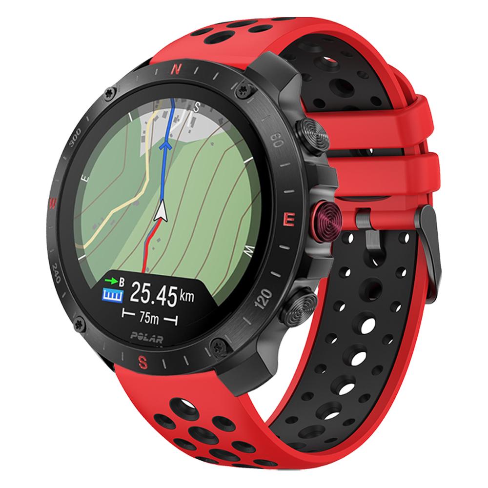 22mm Soft Breathable Sports Silicone Strap For POLAR Grit X2 Pro Titan Watch Band For Polar Vantage V3 M M2 Wristband Bracelet