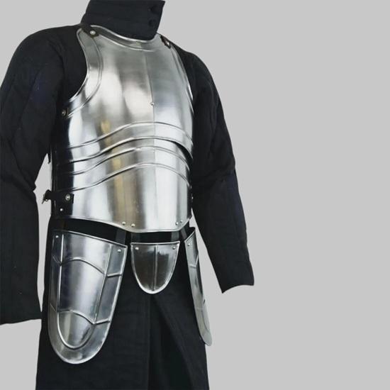Medieval Knight Steel Cuirass With Tassets Armor Thigh Protection Warrior Knight Armor Steel Breastplate Front, Back Gift