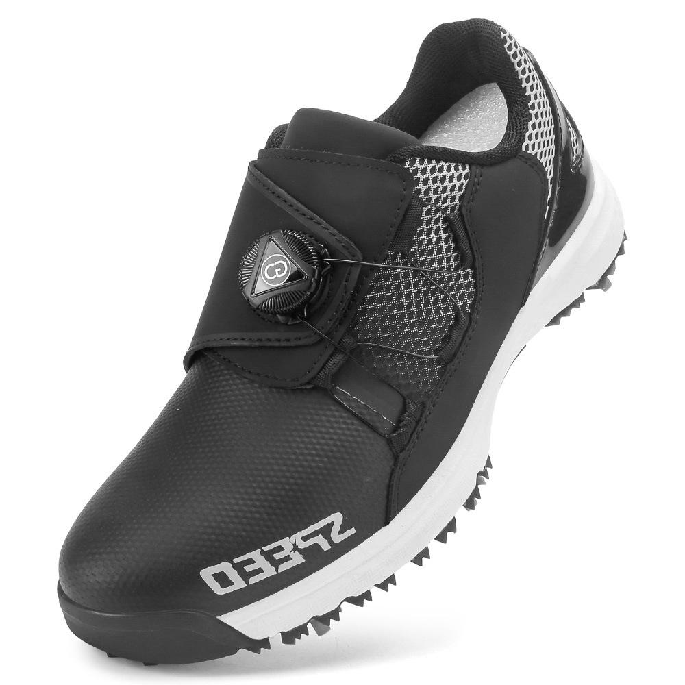 888 Breathable Rotating Buckle Golf Shoes for Men & Women - Casual Couple Style Size 37