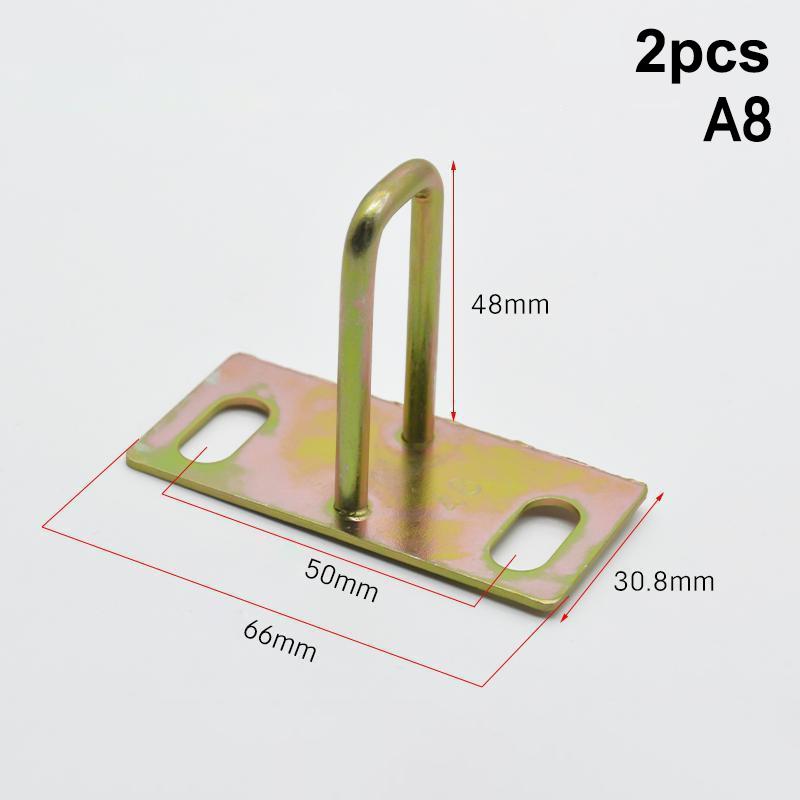 

2Pcs Metal Multisizes Seat Cushion Lock Metal Pedal Lock Plate Catch Buckle Motorcycle Accessories Electric Vehicle Parts
