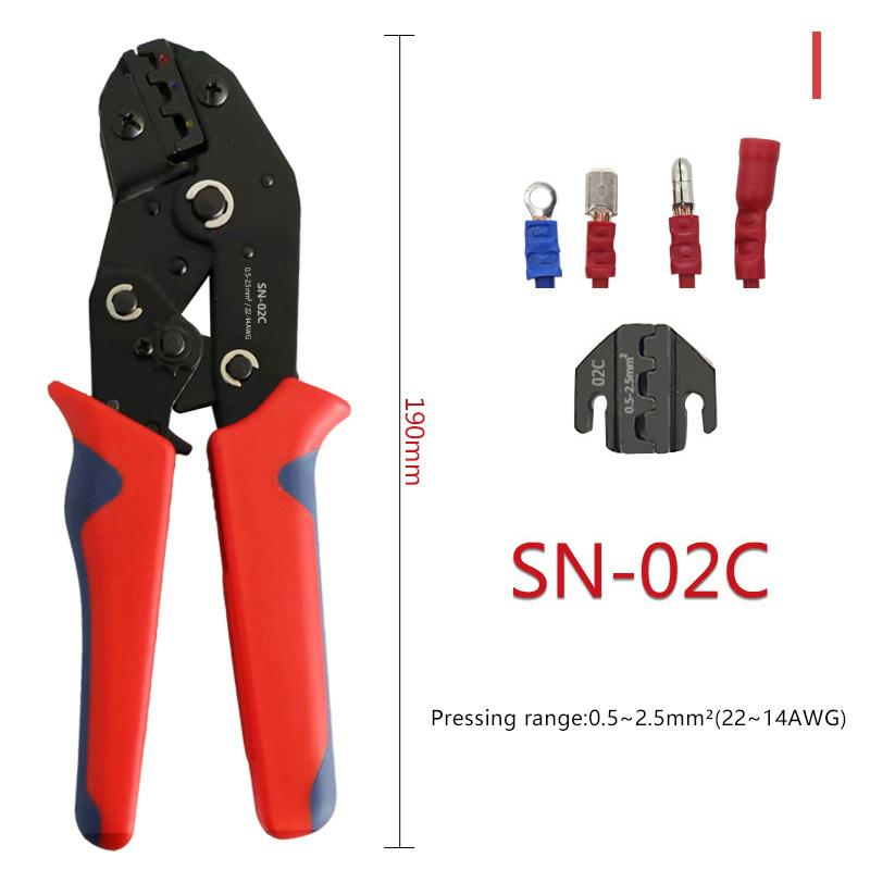 Crimping Pliers Set Wire Crimping Plier Box Kit For Tube Insulation Terminals Electrical Multi-functional Clamp Tools