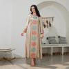 NC70 Middle East Style Muslim Sequin Loose Long Dress for Women