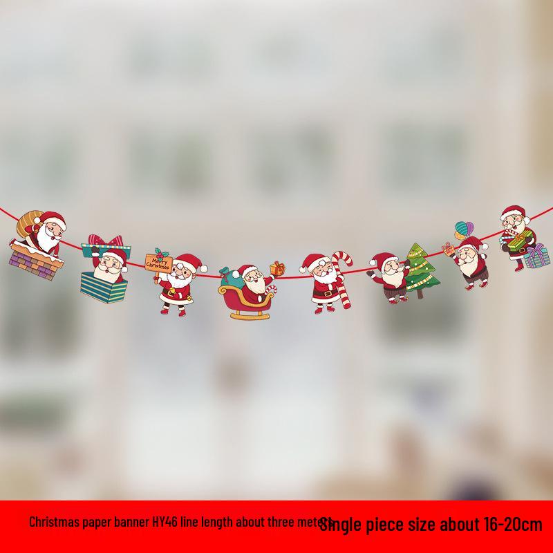 2025 Christmas Banners: Festive Hanging Decorations for Kindergartens and Malls