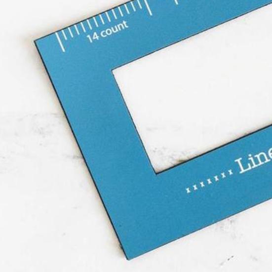 Cross Stitch Line Finder Magnetic Ruler Cross Stitch Chart Tool Sewing Embroidery Tool Cross Stitch Positioning Tool for Beginners Pros
