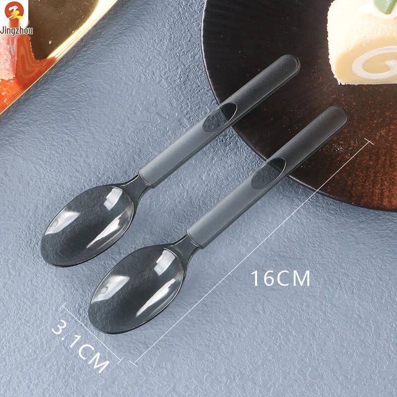Jingzhou Disposable Black Plastic Spoons