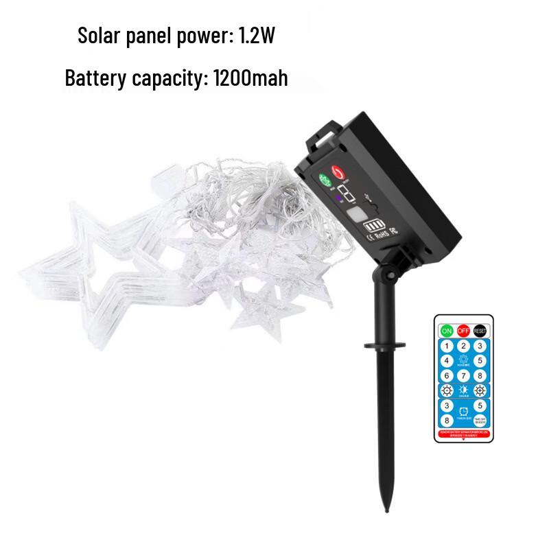 Nufeng LED Solar Star and Moon Decorative Light